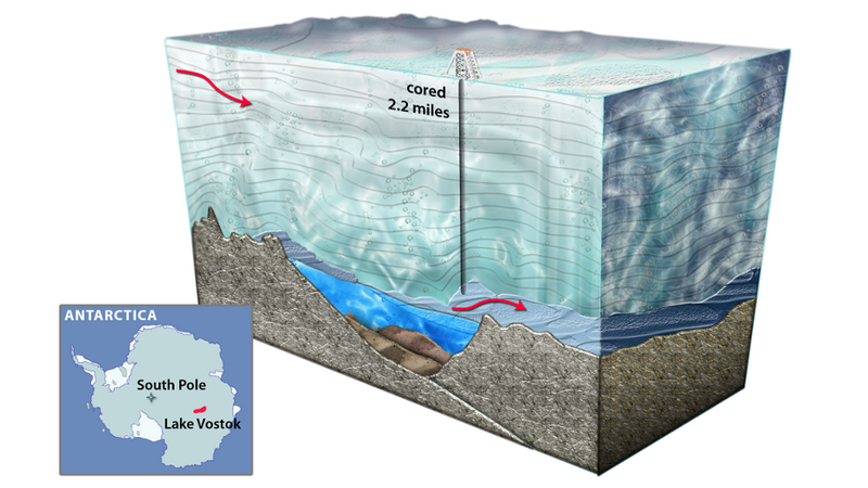 Illustration for article titled New Evidence: Antarctica’s Ancient, Ice-Covered Lake is Full of Life